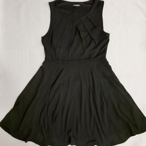 Express Pleated Keyhole Dress